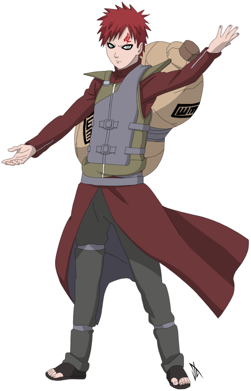 Gaara Naruto Character Clipart