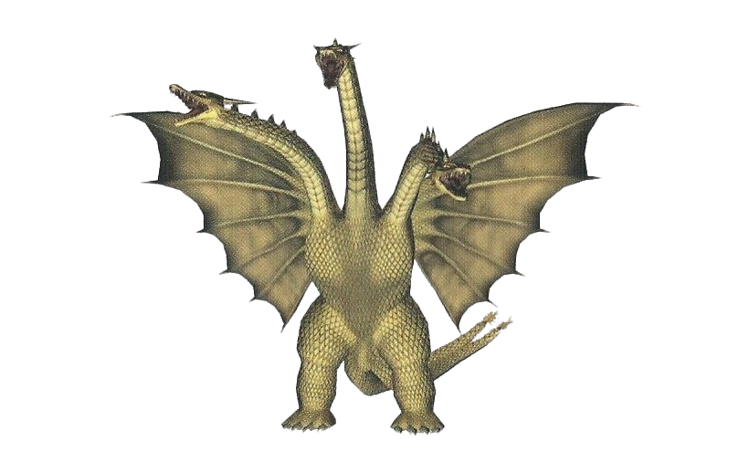 King Ghidorah Monster Clipart