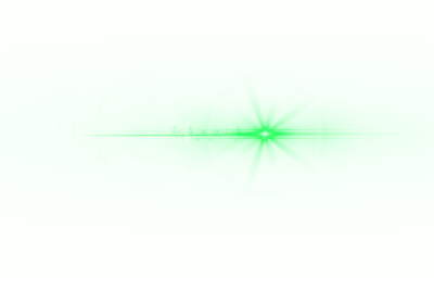Green Lens Flare PNG Image