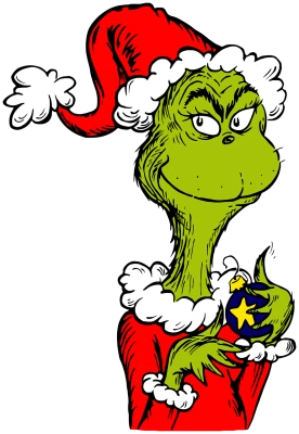 Grinch Christmas Ornament Clipart