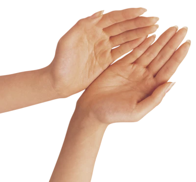Two Open Cupped Hands Free PNG