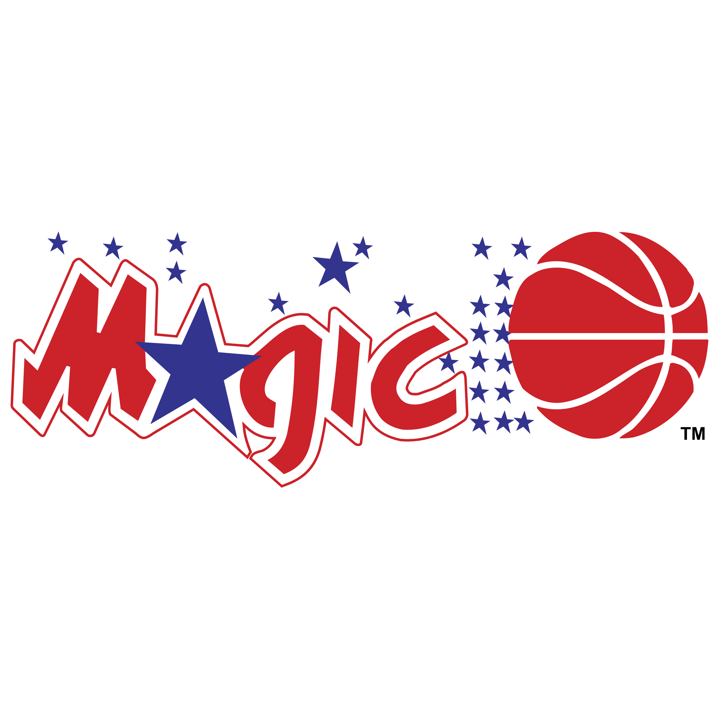 Orlando Magic Basketball Team Logo Clipart