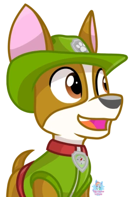 Tracker Paw Patrol Puppy Clipart