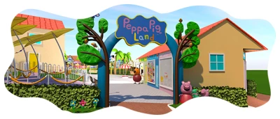 Peppa Pig Land Entrance PNG Image