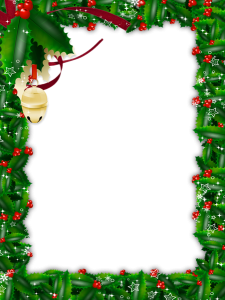 Christmas Holly Border PNG Image