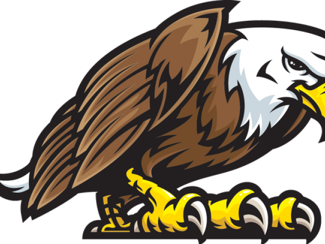 Fierce Eagle Bird Sports Mascot Clipart