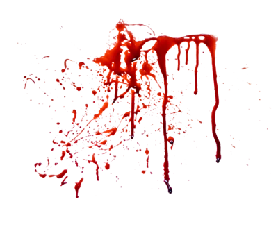 Realistic Red Blood Splatter Texture Free PNG