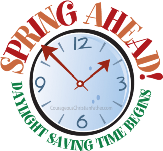 Daylight Savings Spring Ahead Clock PNG Image