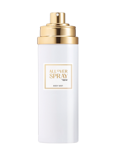 Elegant Body Mist Spray Bottle White and Gold Free Download PNG