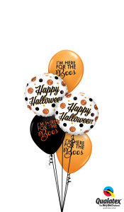Halloween Balloons Bouquet Im Here For The Boos Free PNG