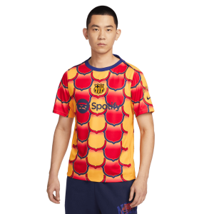 FC Barcelona Spotify Pre-match Jersey PNG Image