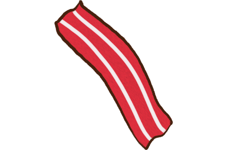 Red and White Striped Fabric Scarf Clipart