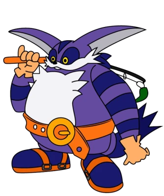 Big the Cat Sonic Character Free PNG