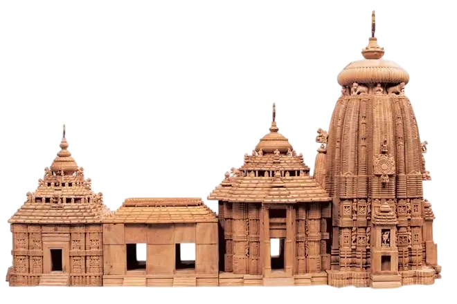 Wooden Hindu Temple Architecture Clipart