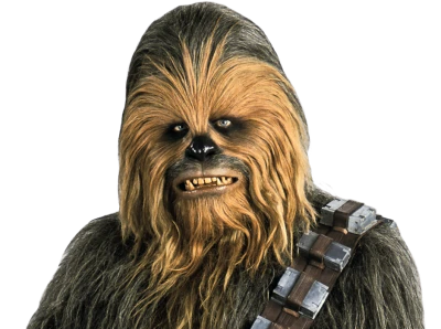 Chewbacca Star Wars Character PNG Image