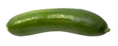 Organic Fresh Green Cucumber Transparent Background
