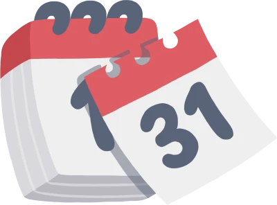 Office Desktop Calendar 31st Date Free PNG