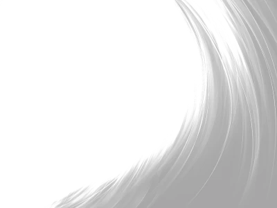 White Abstract Wave PNG Image