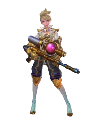 Anime Sniper Girl PNG Image