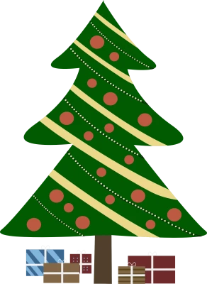 Christmas Tree Clipart PNG Image