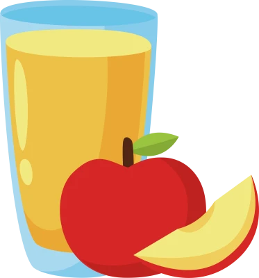 Apple Juice Glass Clipart