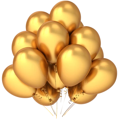 Birthday Balloon PNG – Colorful & Festive Transparent Images Download
