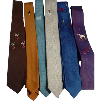 Assorted Neckties Transparent Background