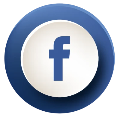 Facebook Round Icon Free PNG