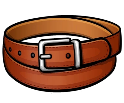 Brown Leather Belt Clipart