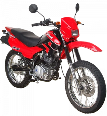 Red Motomel Skua Dirt Bike Free PNG