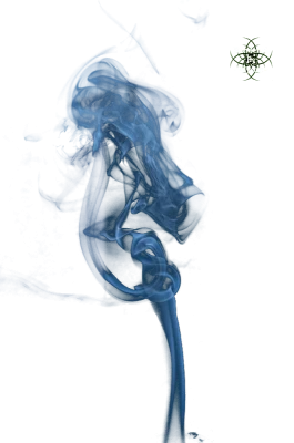 Blue Smoke Wisp Texture Free PNG