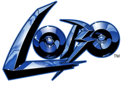 Loo Metallic Blue Logo Free PNG