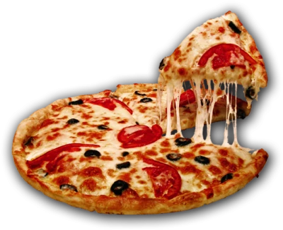Cheese Pizza Slice Pull Clipart