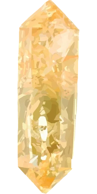 Orange Crystal Gemstone PNG Image