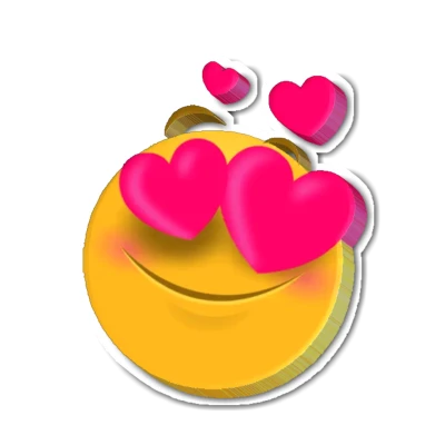 Heart Eyes Emoji Face Clipart