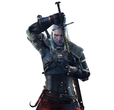 Geralt of Rivia The Witcher Free PNG