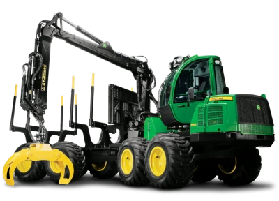 John Deere Forestry Harvester Free PNG