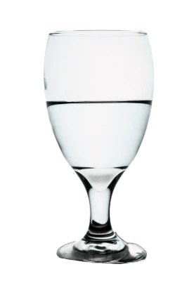 Glass Half Full of Water PNG Image
