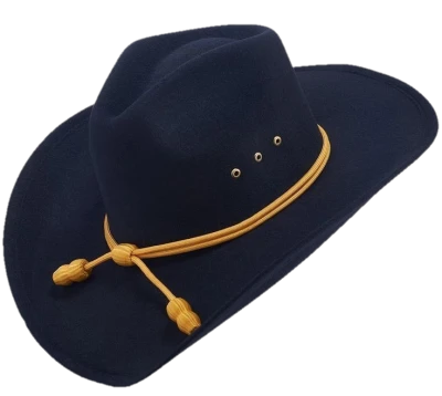 Navy Blue Cowboy Hat PNG Image