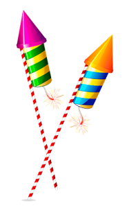 Cracker PNG – Colorful & Celebratory Transparent Fireworks Designs 1