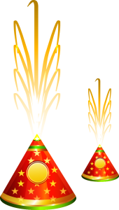 Cracker PNG – Colorful & Celebratory Transparent Fireworks Designs 2