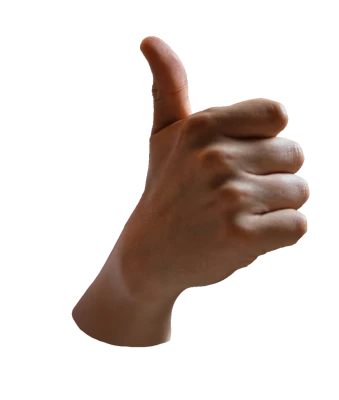 Hand Thumbs Up Gesture Clipart