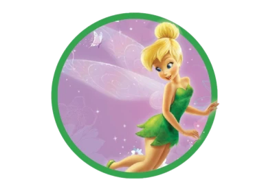 Tinkerbell Fairy Circle Frame Free PNG