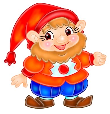 Cute Garden Gnome Dwarf PNG Image