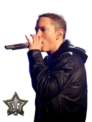 Famous Rapper Eminem Singing Live Free PNG