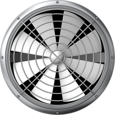 Metal Exhaust Fan Ventilator Grill PNG Image