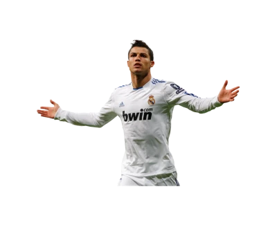 Football Player Cristiano Ronaldo Goal Celebration Clipart