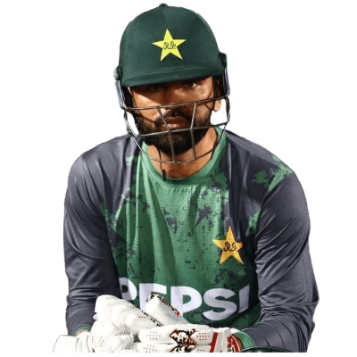 Pakistan Cricketer Fakhar Zaman In Helmet Transparent Background