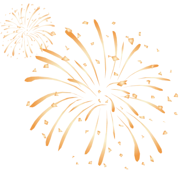 Cracker PNG – Colorful & Celebratory Transparent Fireworks Designs