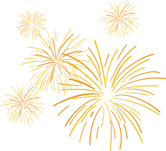 Cracker PNG – Colorful & Celebratory Transparent Fireworks Designs 10